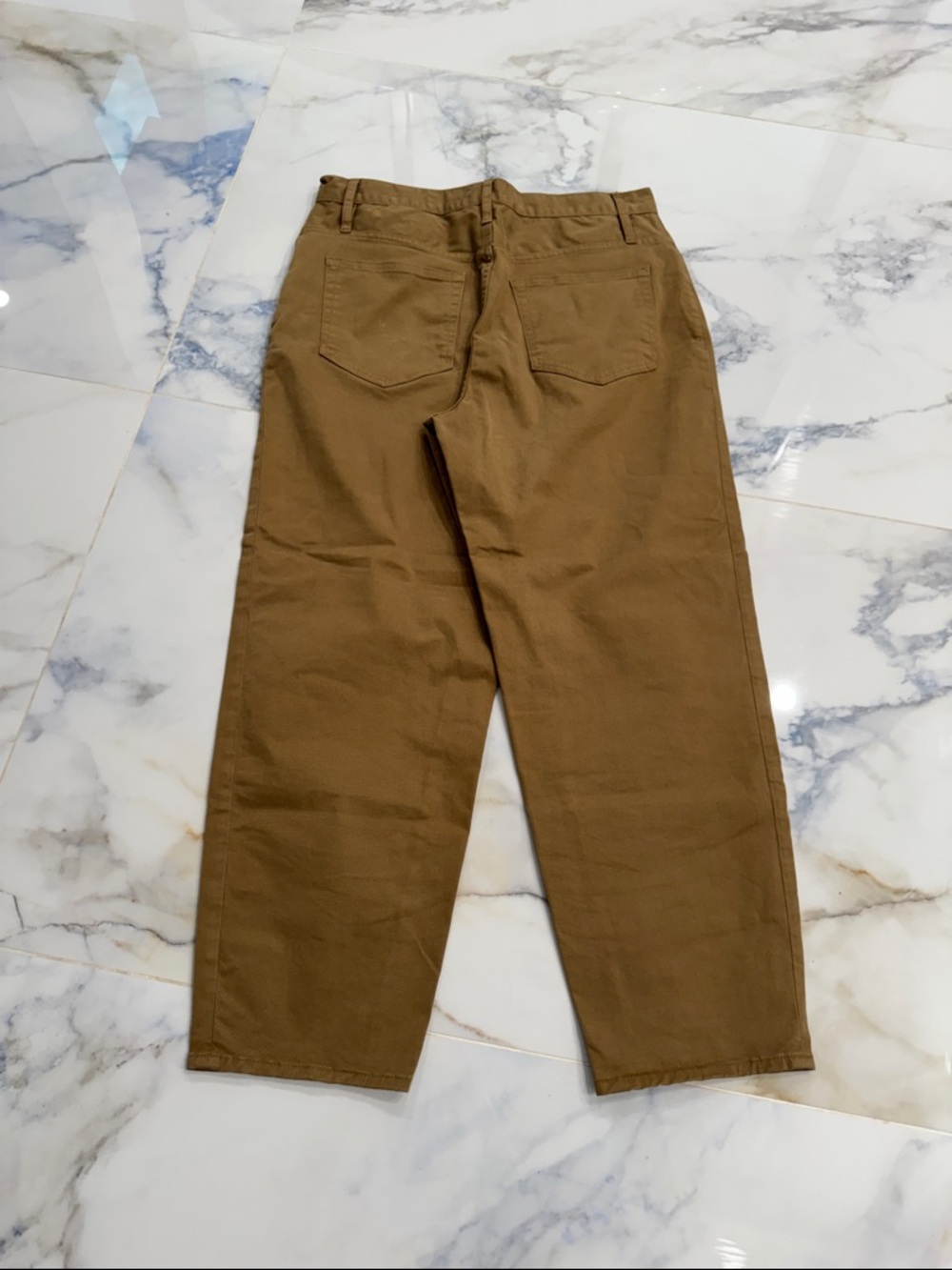 Frame Denim Women’s Ultra High Rise Tan wash ankle Barrel Jeans size 30 like new - Picture 4 of 8